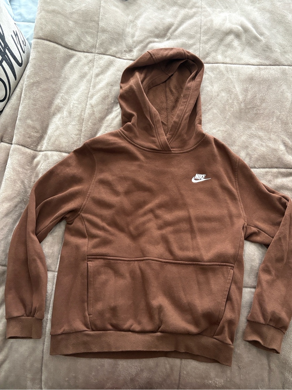 Nike Youth XL Brown Hoodie - Fleece lined!
